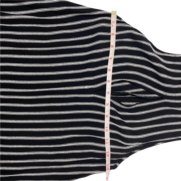 Privacy Please Lexington XS Swing Dress Black & White Stripe Size X-Small - Picture 10 of 12